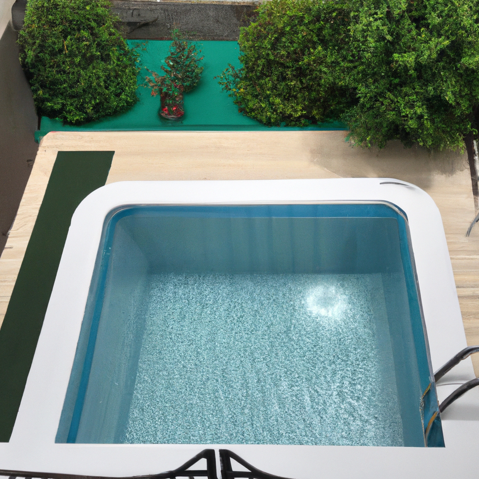 mini piscine jardin