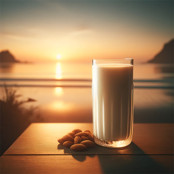 smoothie-lait-amande smoothie lait amande