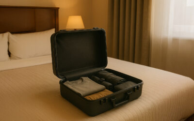 Voyager léger avec valise minimaliste et efficace
