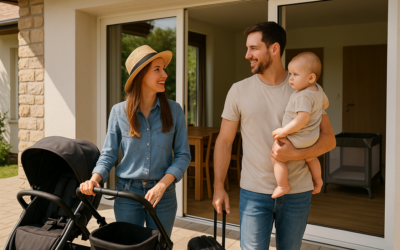 Vacances avec bébé : comment trouver une location adaptée au matériel de puériculture ?